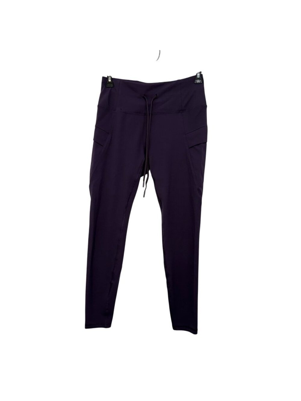 Spyder Active Womens SZ L Purple High-Waisted Drawstring Stretch Pants w/Pockets
